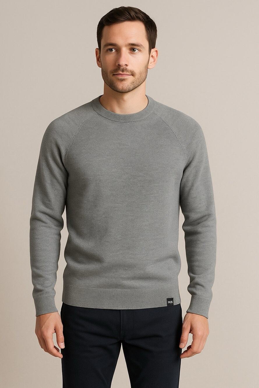 Rhone Sweater Mens Small Gray Heather Dubliner Pullover Crewneck $118 NWT